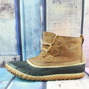 SOREL Out N About Elk Leather Ankle Boots Size 7